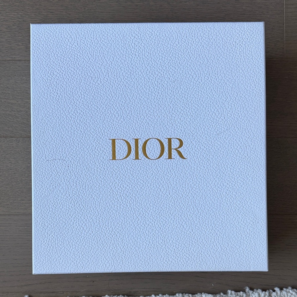 Dior Empty White Square Shoebox Gift Box 12” x 12.5” x 4”